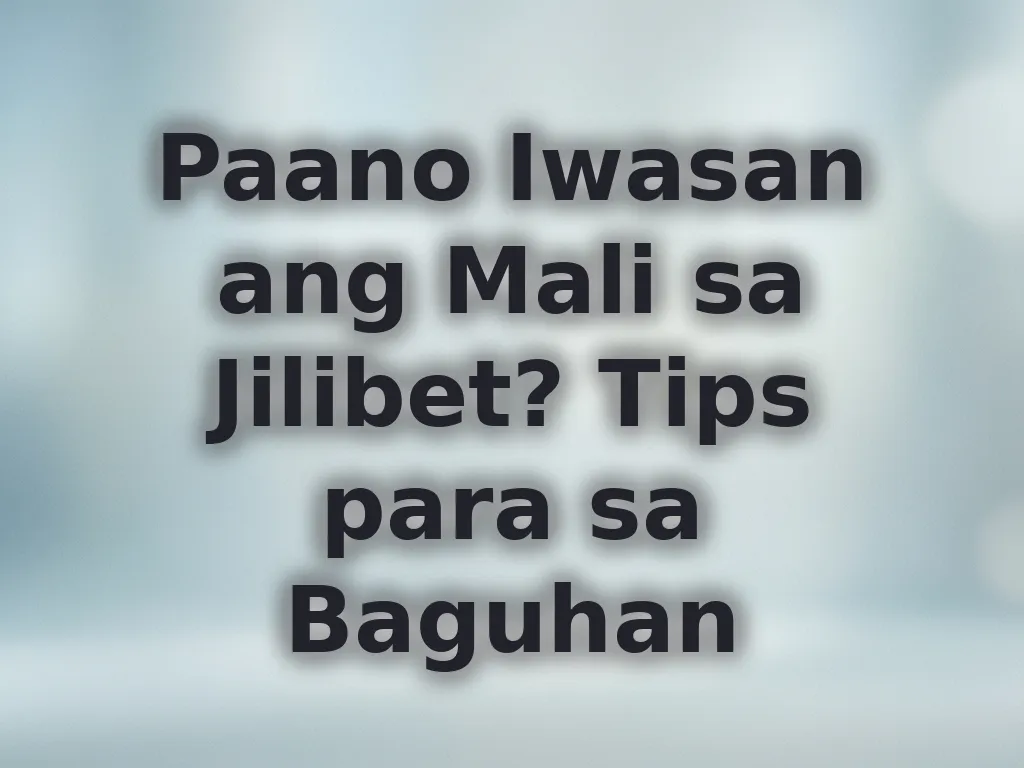 Tips para sa Baguhan