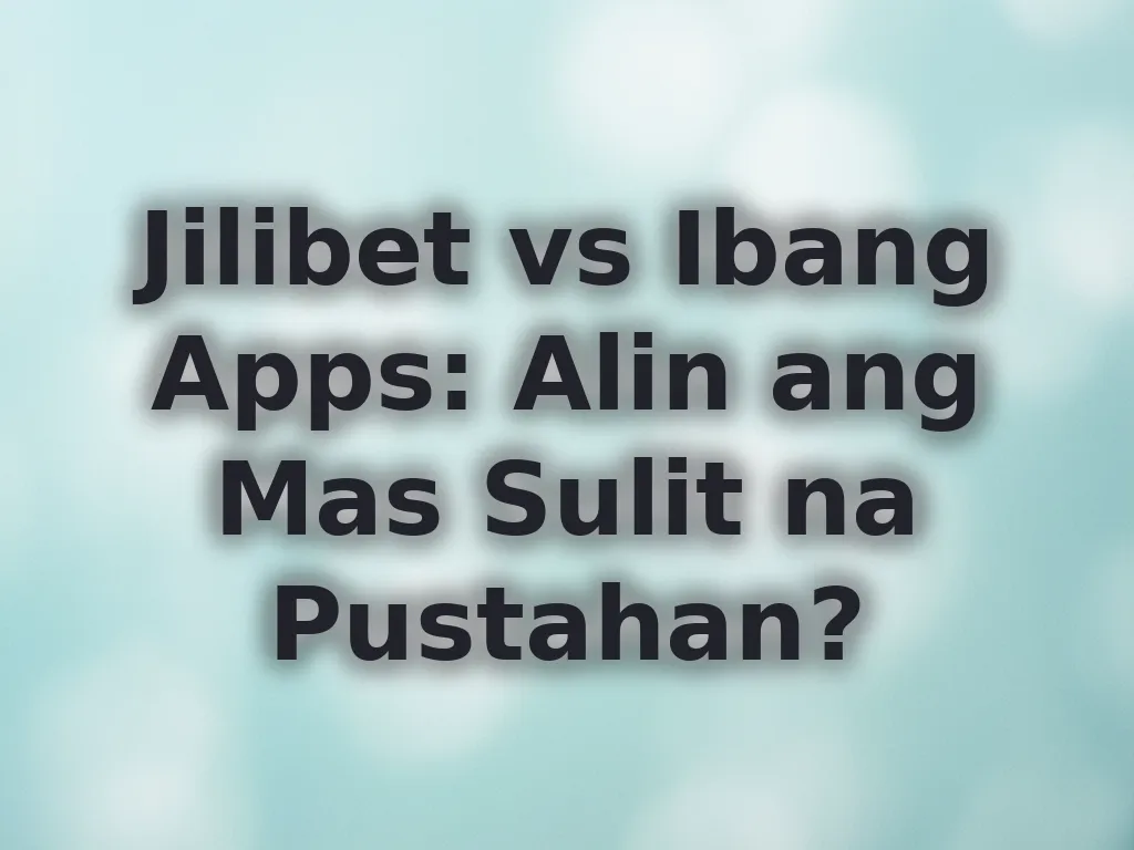 Komparasyon ng Apps